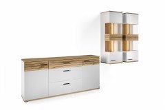 Quincy von set one by Musterring - Couchtisch ZAMT03 anthrazit/ Eiche