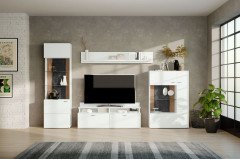 Tacoma von set one by Musterring - Highboard in Graphit