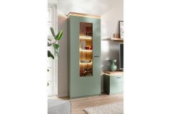 Moniz von MCA - Wohnwand in Salbeigrün