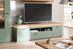 Moniz von MCA - Wohnwand in Salbeigrün