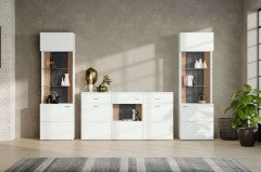 Tacoma von set one by Musterring - Highboard in Graphit
