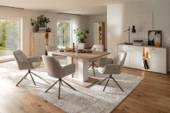 Santerno von MCA - Wohnwand in Soft white