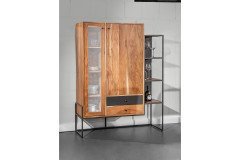 Pure-living von GUTMANN - Beistelltisch-Set 68201 Akazie/ Metall