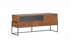 Pure-living von GUTMANN - Beistelltisch-Set 68201 Akazie/ Metall