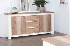 Tampa von GUTMANN - Sideboard 6225/76 Akazie/ weiß