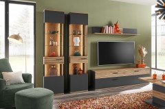 Quincy von set one by Musterring - Couchtisch ZAMT03 anthrazit/ Eiche