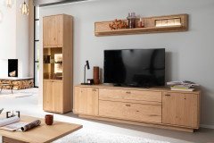 Freeport von MCA - Wohnwand dreiteilig, Ast-/ Balkeneiche