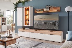 Baabe von Stralsunder - Wohnwand  Risseiche