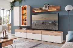 Baabe von Stralsunder - Wohnwand  Risseiche