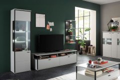 Mori von MCA furniture - Wohnwand 1003445 in Modern white