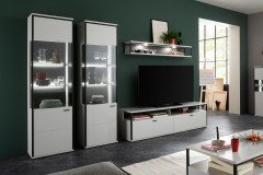 Mori von MCA furniture - Wohnwand 1003445 in Modern white