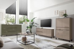 Reno-living von set one by Musterring - Sideboard KO-221 olivgrün