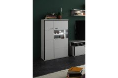 Mori von MCA furniture - Wohnwand 1003445 in Modern white