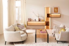 Yola von SCHÖNER WOHNEN - Wohnwand V20 Kerneiche natur