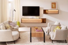 Yola von SCHÖNER WOHNEN - Wohnwand V20 Kerneiche natur